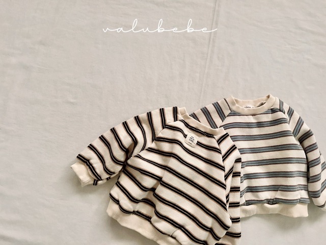 【予約】Multi Stripe Fleece Sweatshirt (Bebe, Kids)
