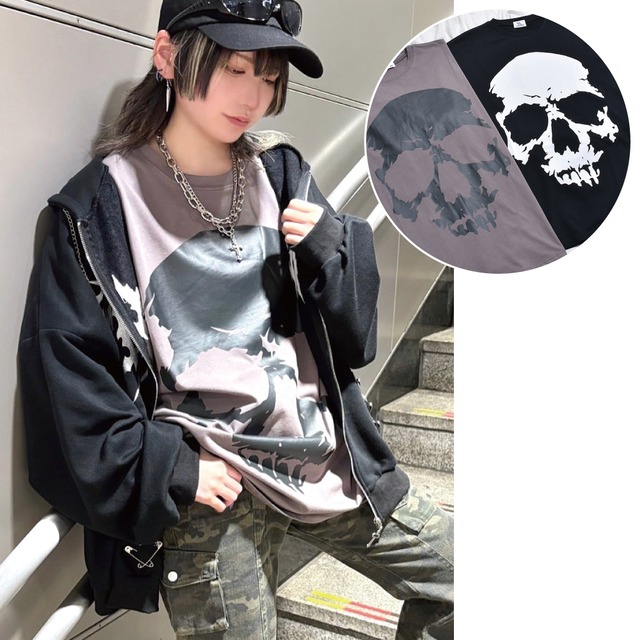 【30%OFF】ドクロTシャツ