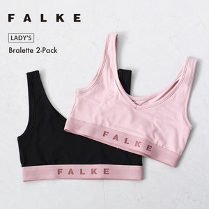 FALKE[ ファルケ] Bralette 2-Pack [69107] ブラレット2パック・ワイヤレスブラ・ノンワイヤー・肌着・柔らか素材・快適・美シルエット・LADY'S [2026SS]