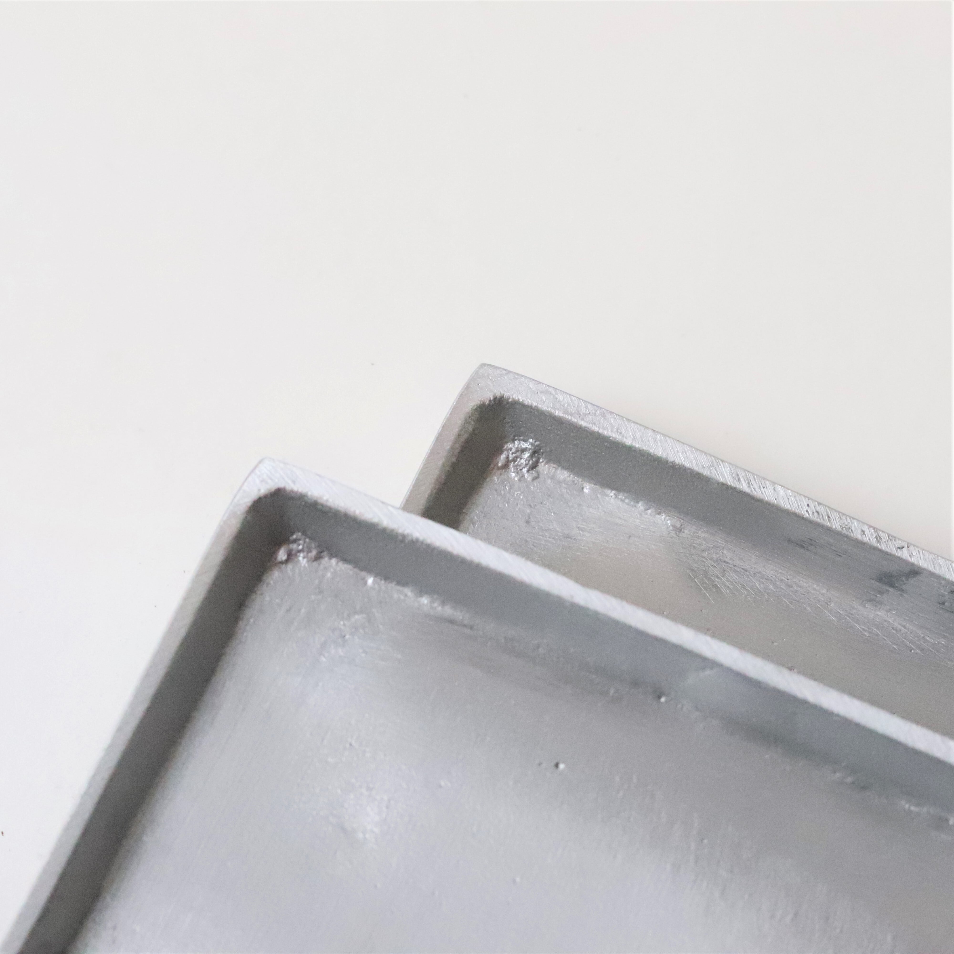 雑貨】シルバープレート スクエア | ジーフラットインテリアショップ