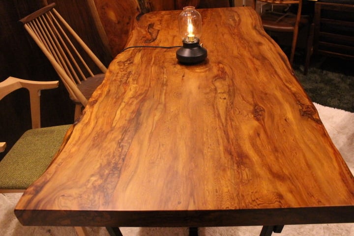 屋久杉 一枚板 1900×880×60mm 19563 千年家具 無垢一枚板テーブル・ダイニングテーブル専門店