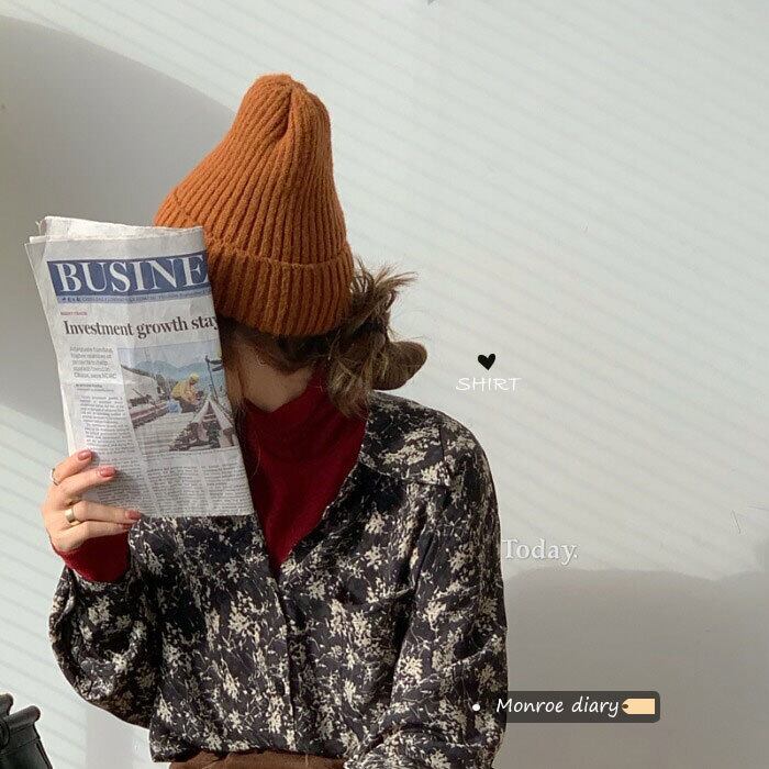 Flowerデザイン シャツ オータムウィンタースタンダードレディーストップス コート ロング レトロ 秋物 冬物 フラワーデザイン モンロー99255337588