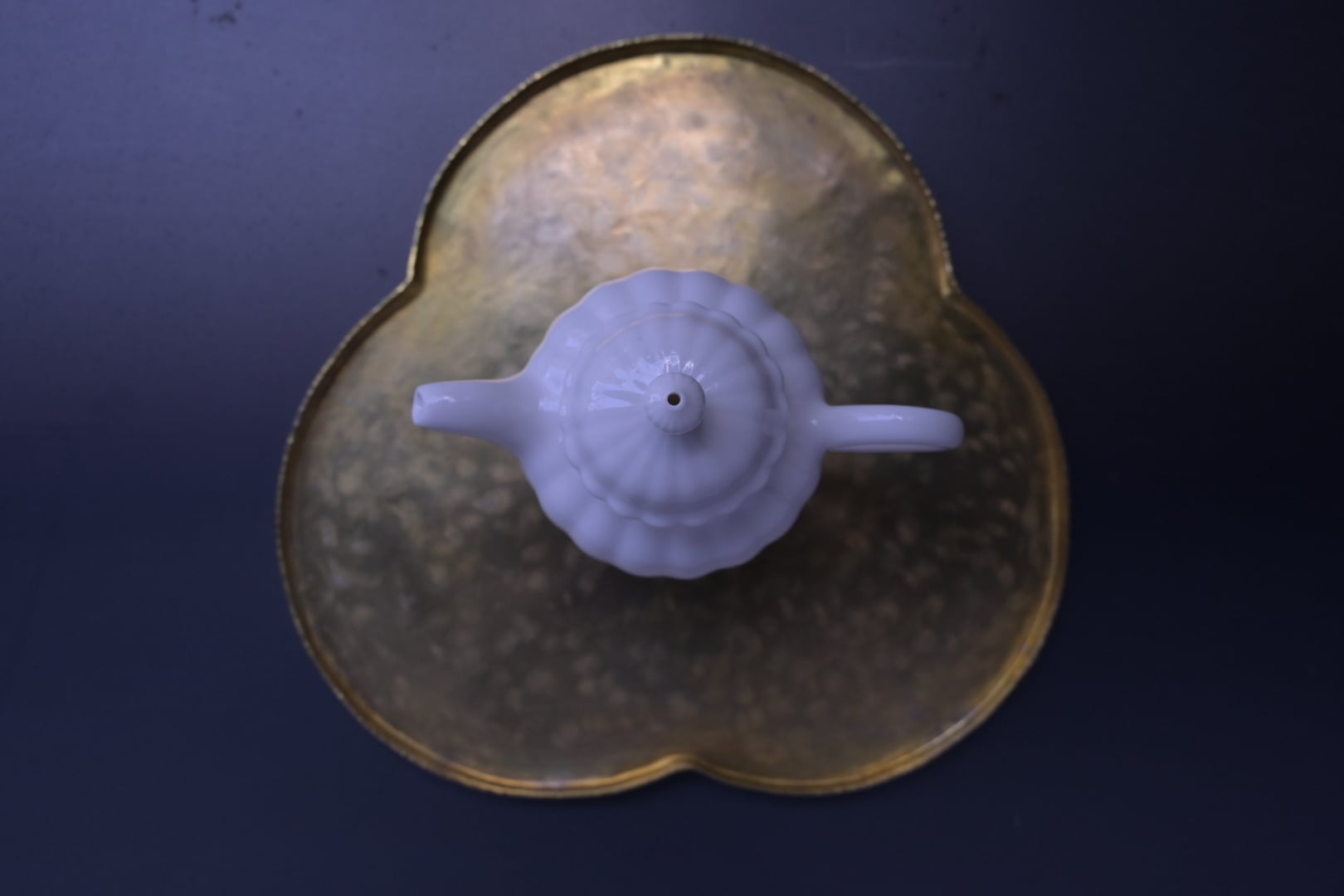 西川美穂 茶の実トレー 真鍮