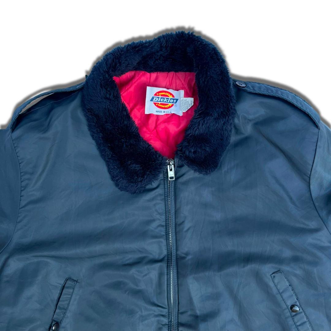 ビッグサイズ 90s USA製 ディッキーズ ドカジャン ネイビー 3XL