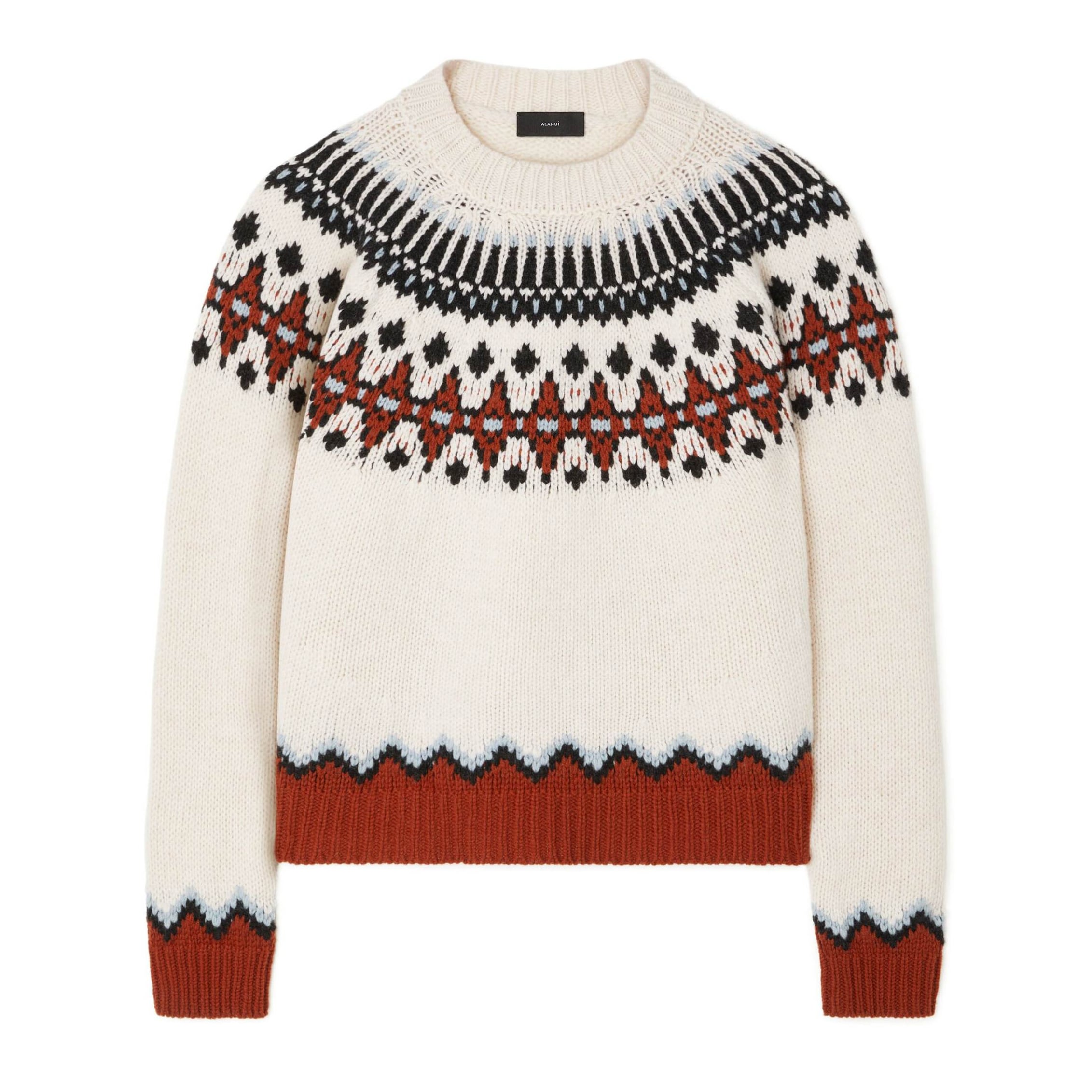 ALANUI SWEET WINTER SWEATER BRICK MULTI