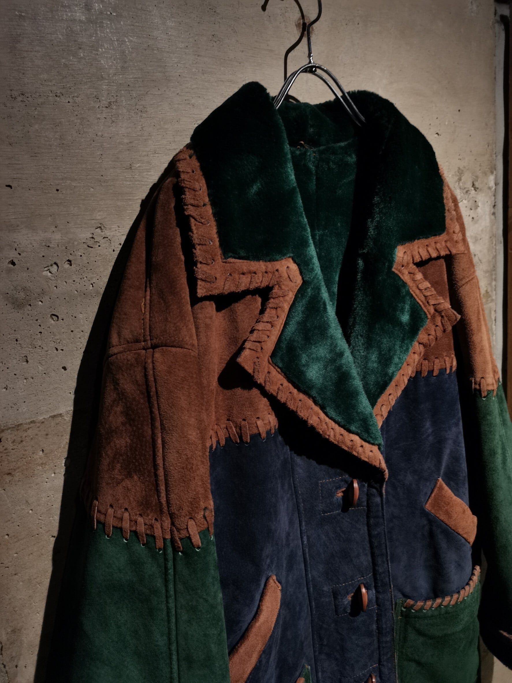 ツギハギ チャイナジャケット vintage 古着 ユーズド ツギハギ チャイナジャケット vintage 古着 ユーズド