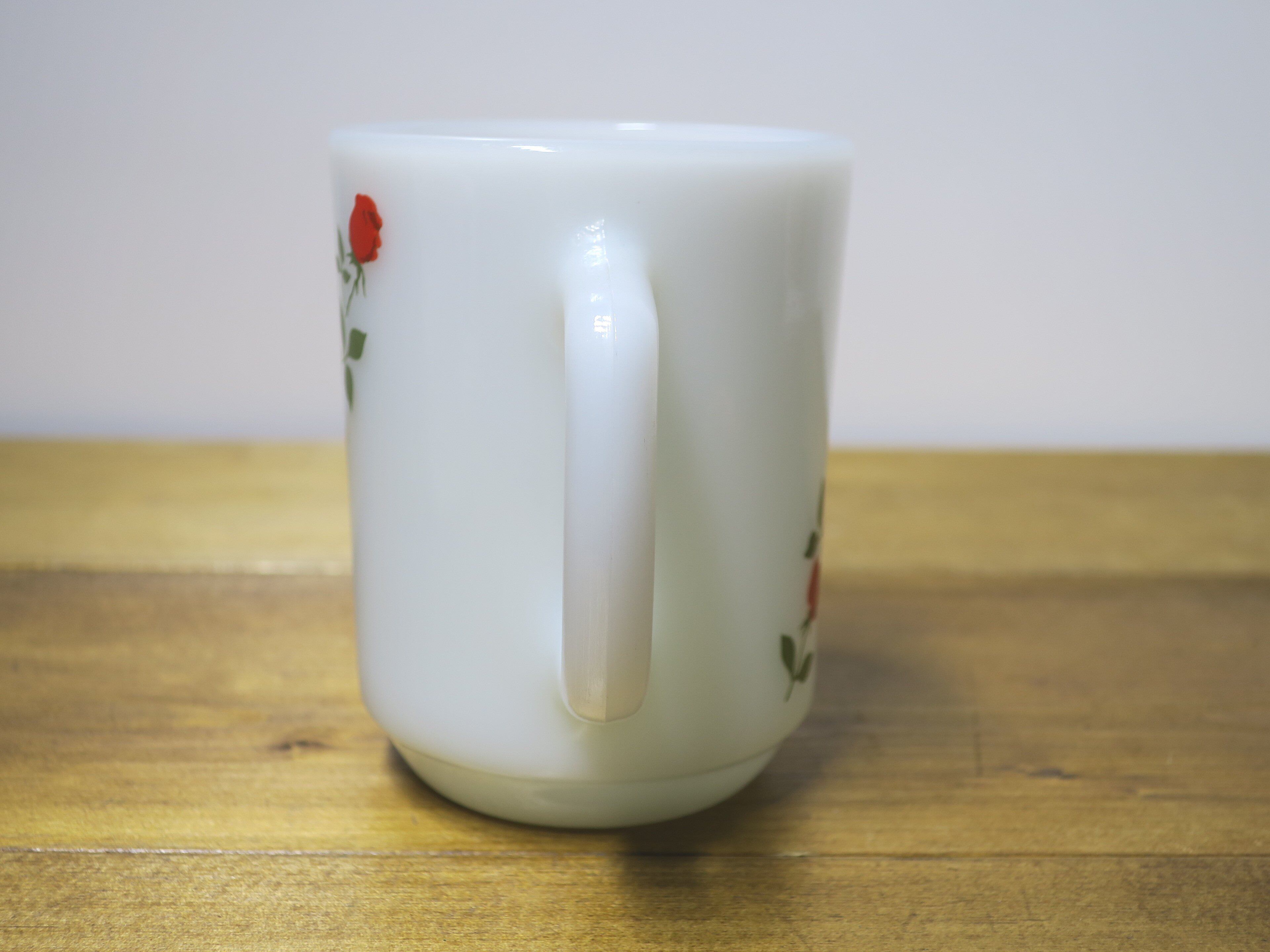 ファイヤーキング Fire King ファイヤーキング 9ozマグ バラ | cellumama(CELLULOID)