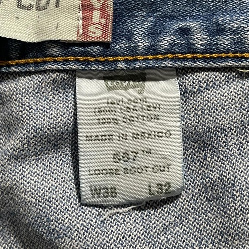 【W38 L32】 メキシコ製 usa levi's リーバイス 567 詳細写真5