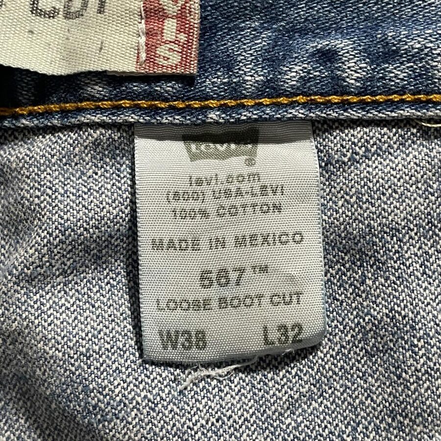 リーバイス 567 内タグ MADE IN MEXICO 567 LOOSE BOOT CUT W38 L32