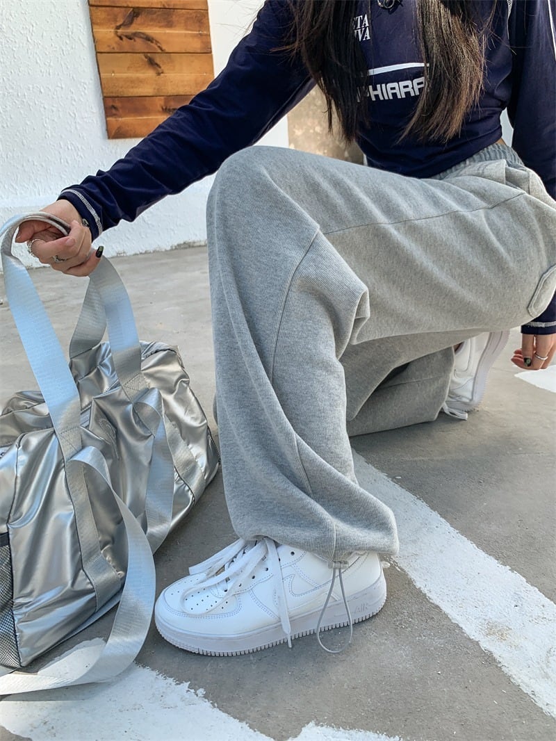 韓国通販 dgo】ドロスト スウェットパンツ グレー(W3941） | 韓国