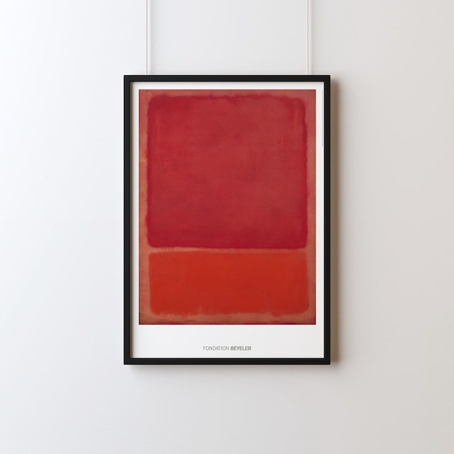 Mark Rothko "Untitled (Red, Orange), 1968"