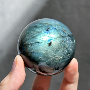 ラブラドライト スフィア 61◇ Labradorite ◇天然石・鉱物・パワーストーン
