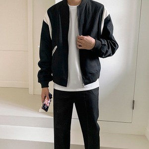 切り替えデザイン｜スタジャン風｜ストリートアウター m0061