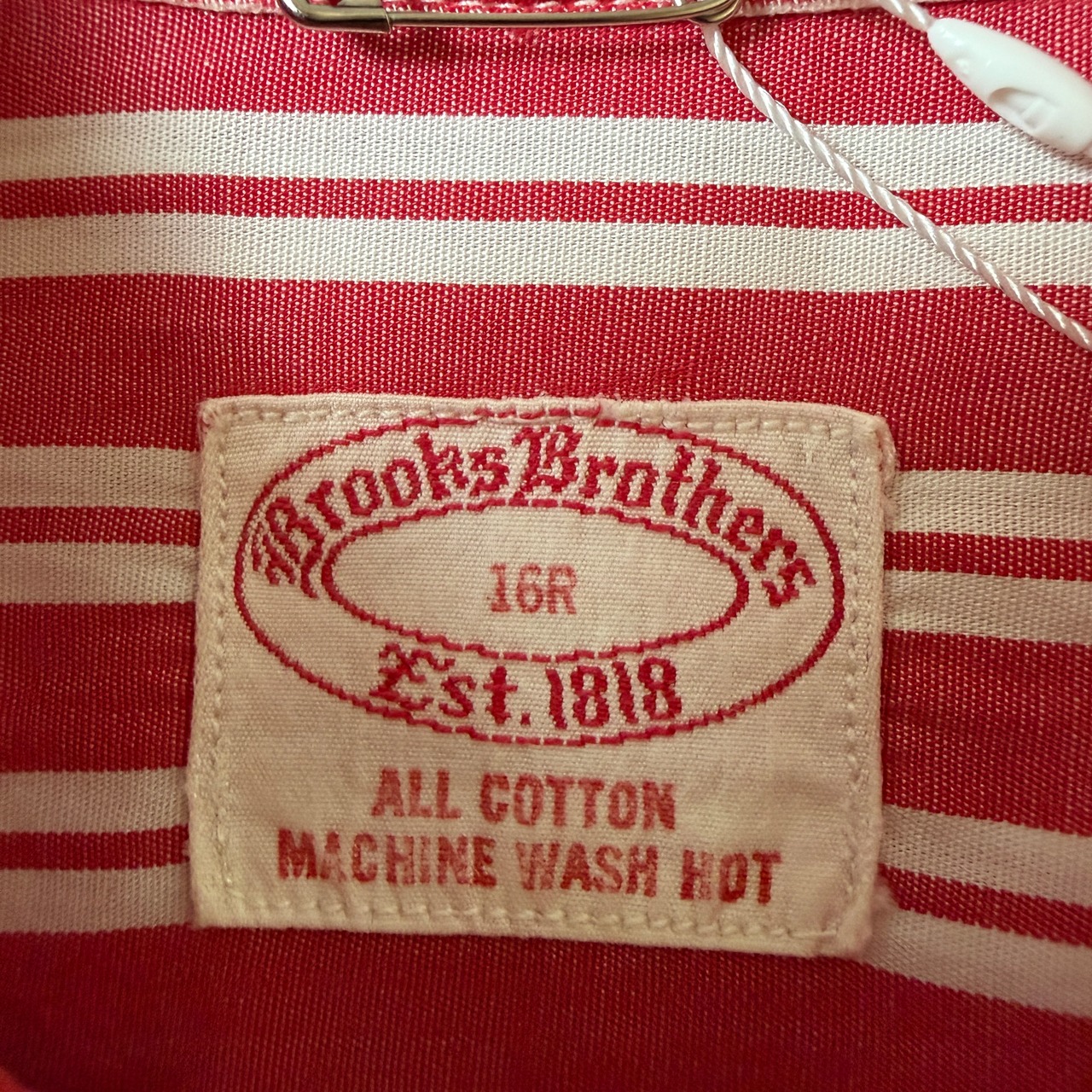 60's〜 BROOKS BROTHERS Striped Shirt 60年代 ブルックスブラザーズ ストライプシャツ ヴィンテージ ビンテージ  TT2026-0041 - 6