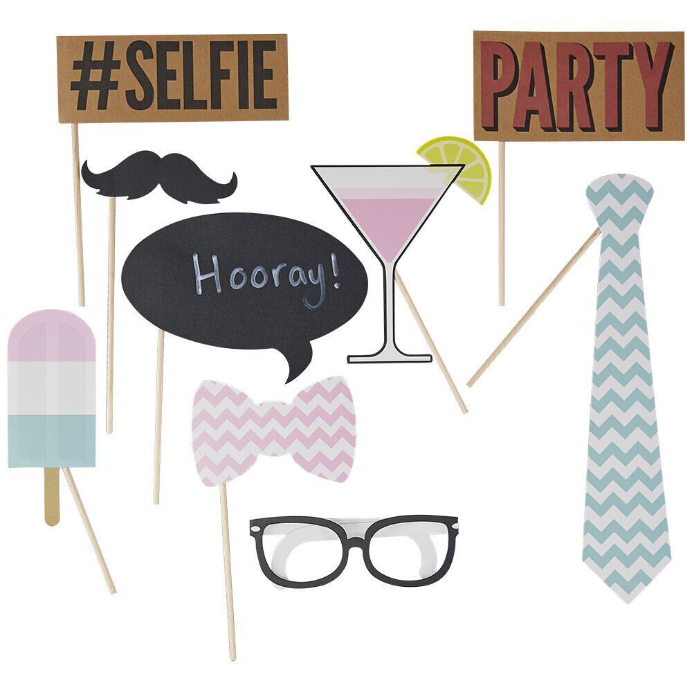 フォトブースプロップス フォトブース/ /撮影小物/パーティーグッズ0a