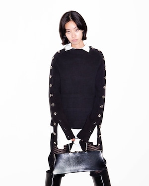 CHANEL - CC buttons ribbed knit sweater from SS2019