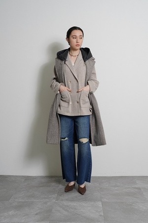 【ご予約】クラッシュデニムヴィンテージワイド　604494【cyantokyo】