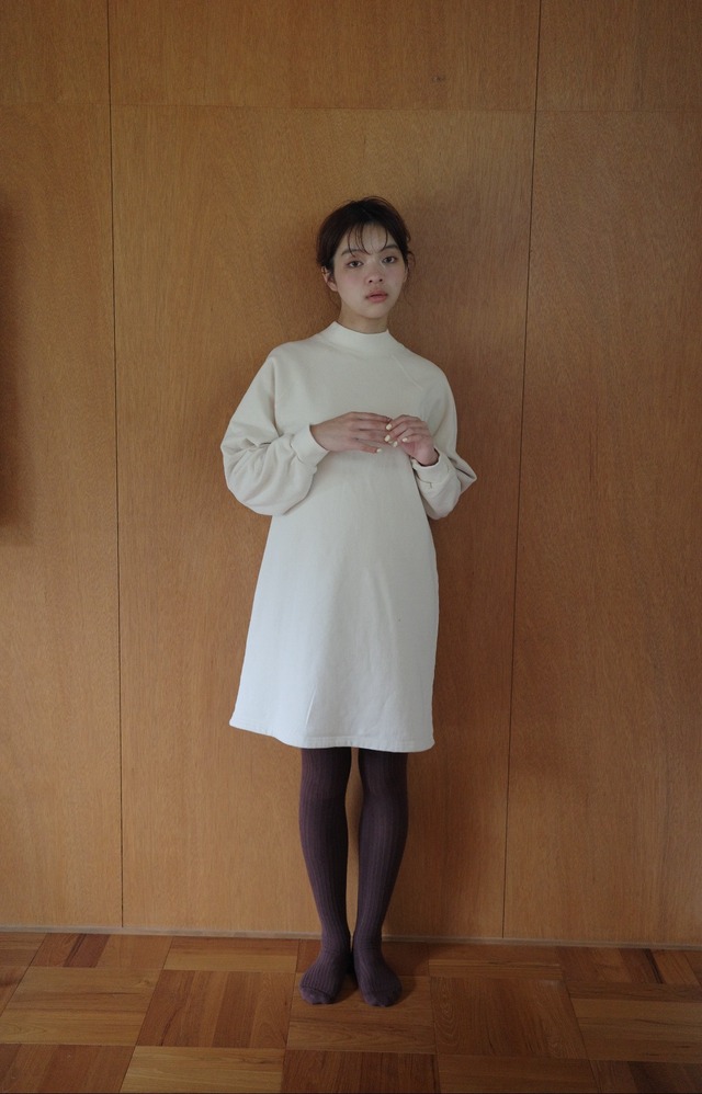 MADDIE SWEAT DRESS-IVORY 送料無料