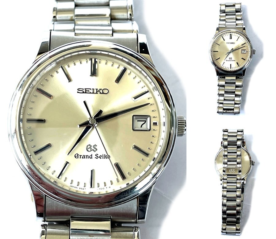 GRAND SEIKO グランドセイコー GS SBGS007 キャリバー9587-7010 シャンパンゴールド QZ デイト クオーツ メンズ