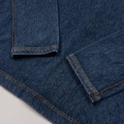 45R フォーティファイブアール デニム風 ストレッチ 長袖Tシャツ カットソー サイズ 3 /インディゴ系/日本製