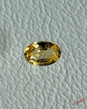 Natural Yellow Sapphire 0.5ct Loose Gemstone 天然イエローサファイア 0.5ct ルース【LE0008】
