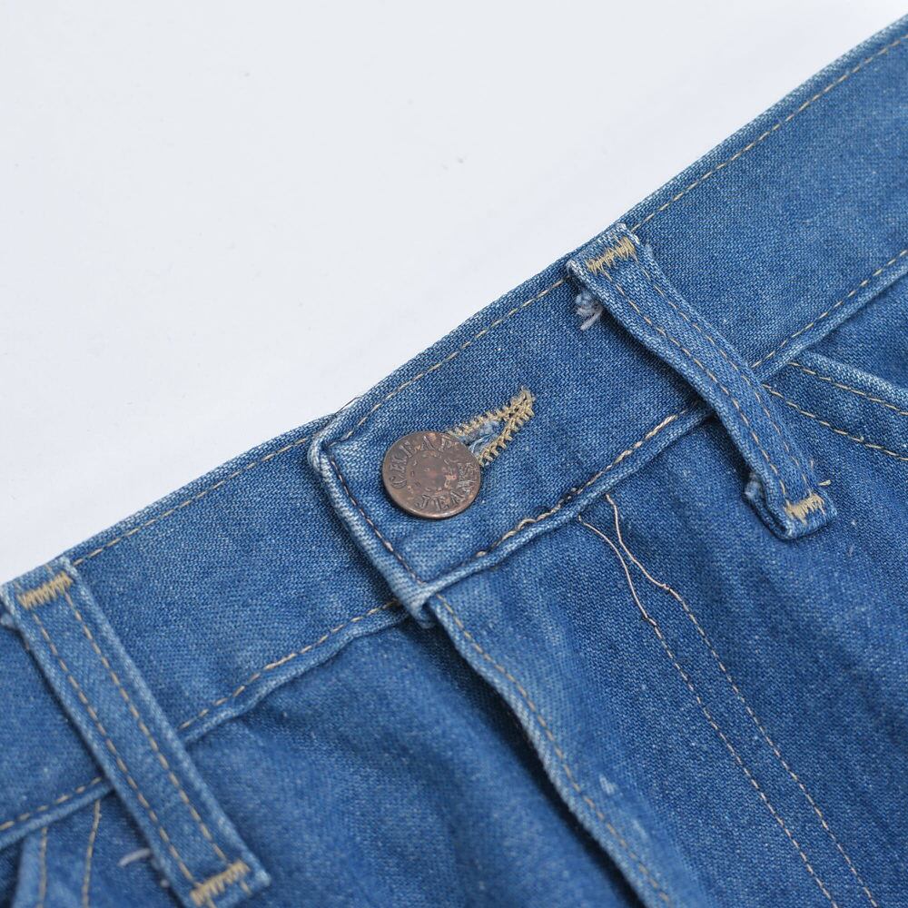 60～70s CHEAP JEANS 5ポケットデザイン ブーツカット デニムパンツ