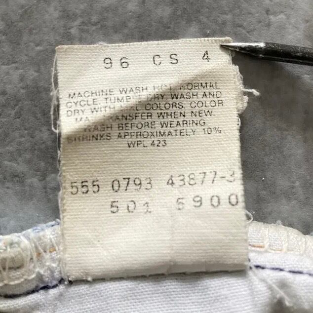 W31 L36】90s US.Levis 501 リーバイス USA製 93年製 アメリカ製