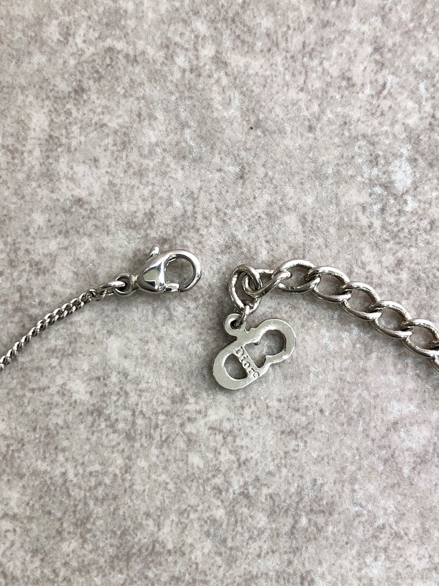 Christian Dior クリスチャン ディオール ブレスレット シルバー DIORロゴ vintage ヴィンテージ オールド hegvaf