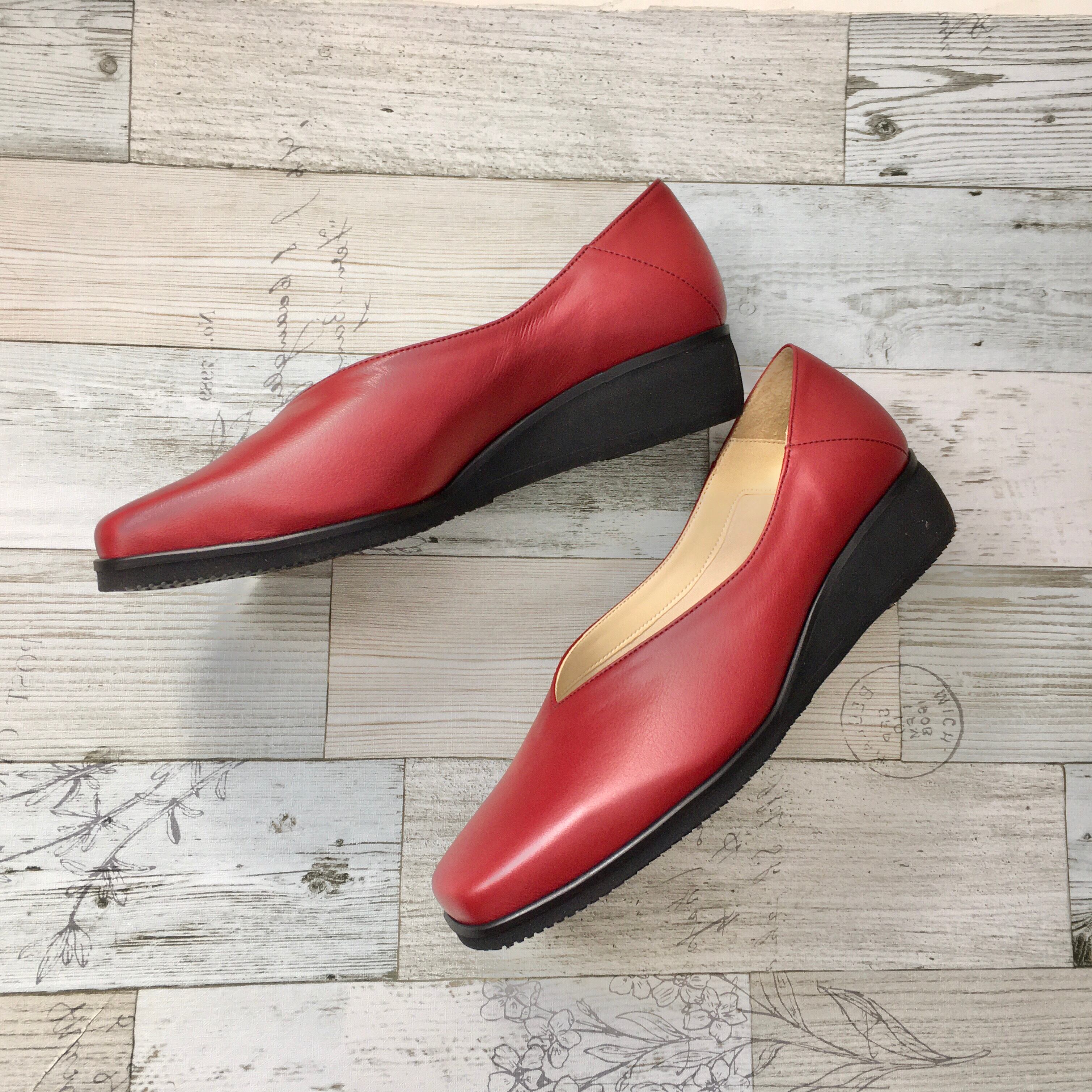 スクエアトゥバブーシュスリッポン