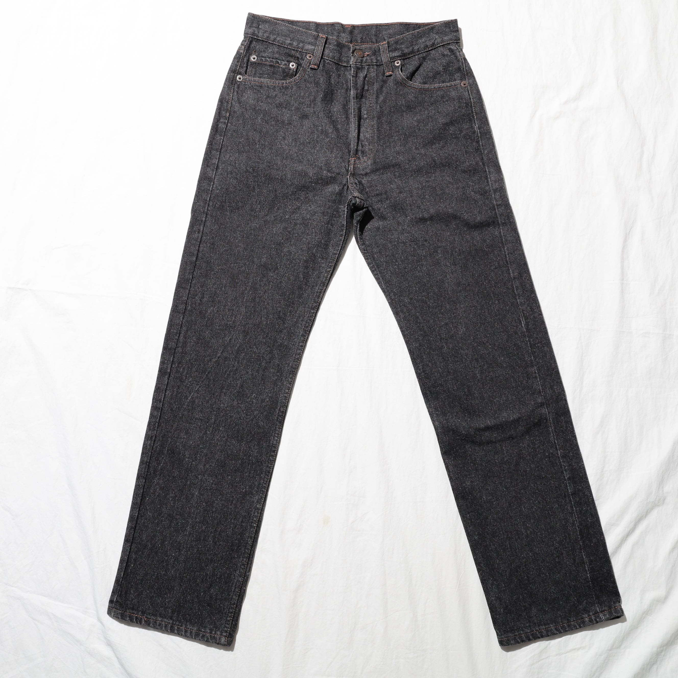Mint 29×30 Levi's 501 USA 89年 先染めブラックデニムパンツ