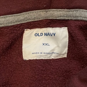 【OLD NAVY】バイカラー スウェット パーカー フーディ ビッグシルエット ゆるだぼ XXL アメリカ古着