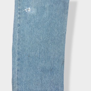 【LEVI'S】550 ジーンズ デニム ジーパン ワイドテーパード ジッパーフライ W32 L36 リーバイス ダメージ RELAXED FIT US古着