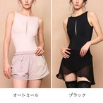 リーニュ ボートネックレオタード2色展開 L1409