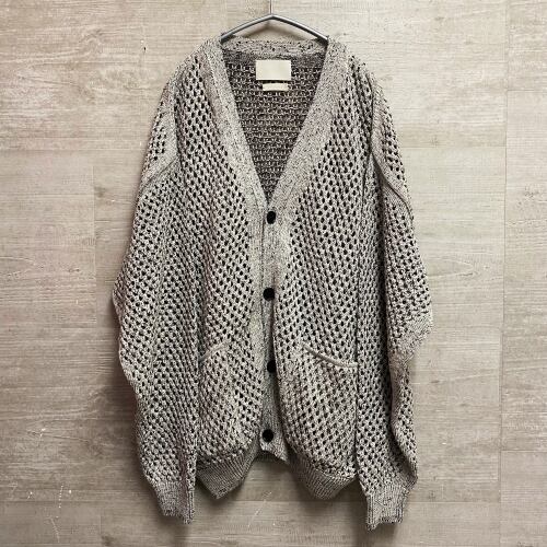 YOKE ヨーク YK22SS0345S MESHED KNIT CARDIGAN メッシュ カーディガン 