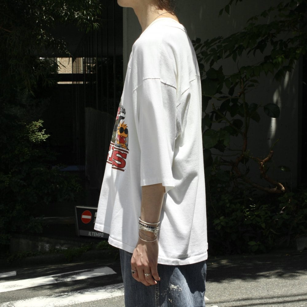 Vintage Football Snoopy T-shirt [49ERS] [1970s ~ ARTEX] | beruf