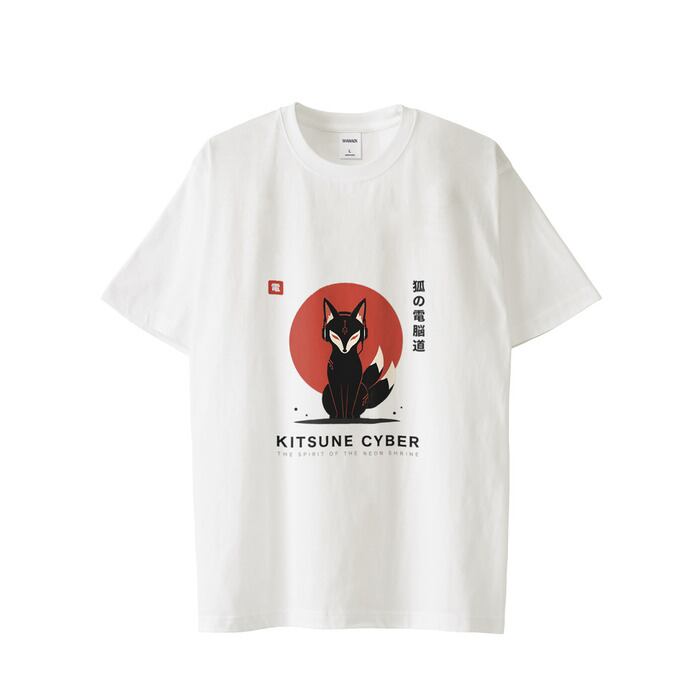 岩井ジョニ男 × NONBEE! ボウイ風 COLLAB TEE white/red | PAY ID