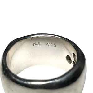 LOREE RODKIN silver wide ring set with rhinestone