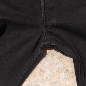 美品 38×30 Levi's 501 USA サルファー ブラックデニムパンツ リーバイス