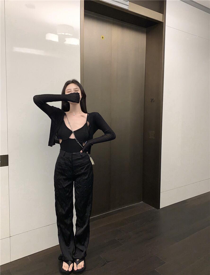 サマーショートスタンダードブラックトップス レトロ 大人ガーリー スウィート キュート カジュアル 夏物 ピュア ヨーロピアン ブラックストロベリース51067549856