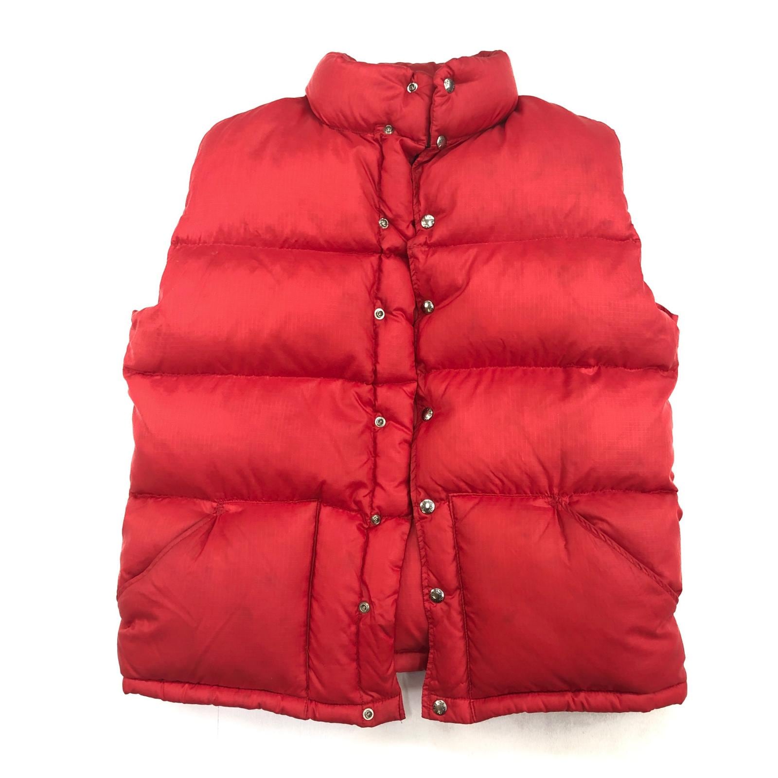 古着 THE NORTH FACE 700ヌプシ ダウンベスト85(M) 赤色 古着 THE NORTH FACE 700ヌプシ ダウンベスト85(M) 赤色 - メルカリ