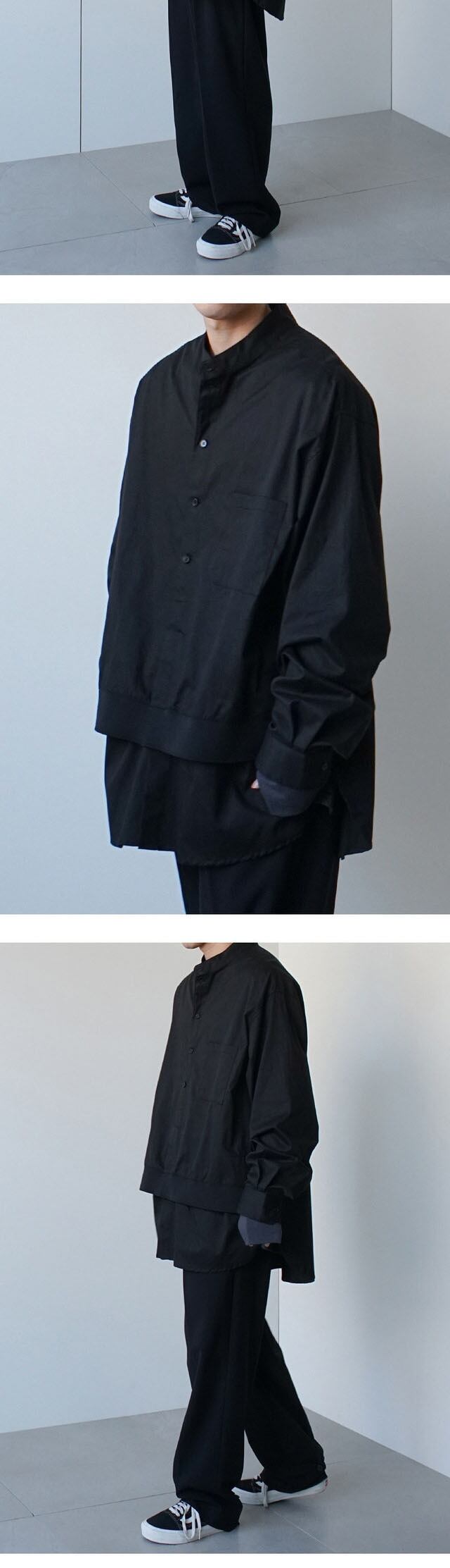 全2色 シャツ トップス 無地 カジュアル 長袖 おしゃれ