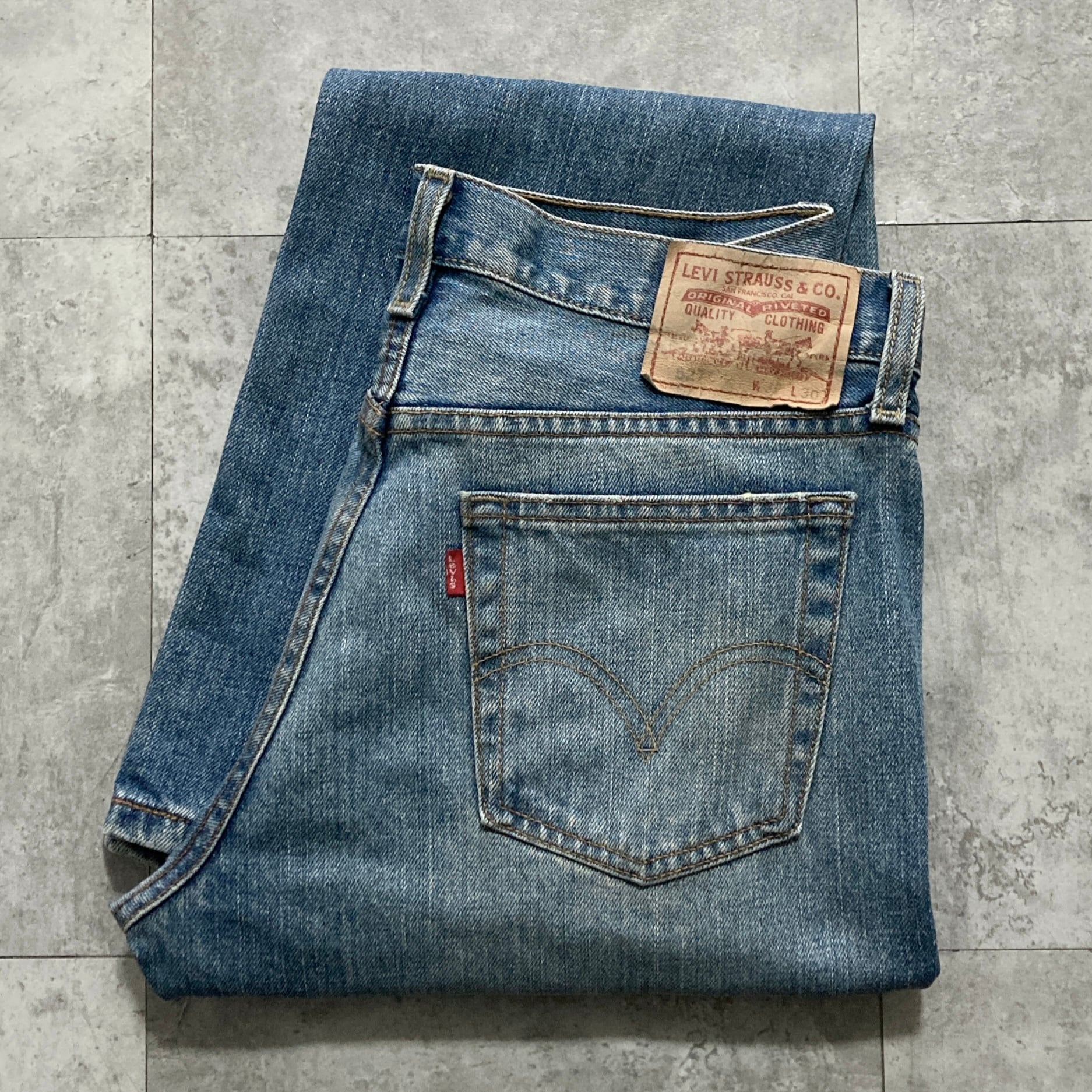 W31 L32】Levis 501 '54 PREMIUM リーバイス BIG E レザーパッチ