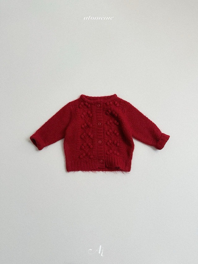 予約⌇atomeme/ Winter berry cardigan