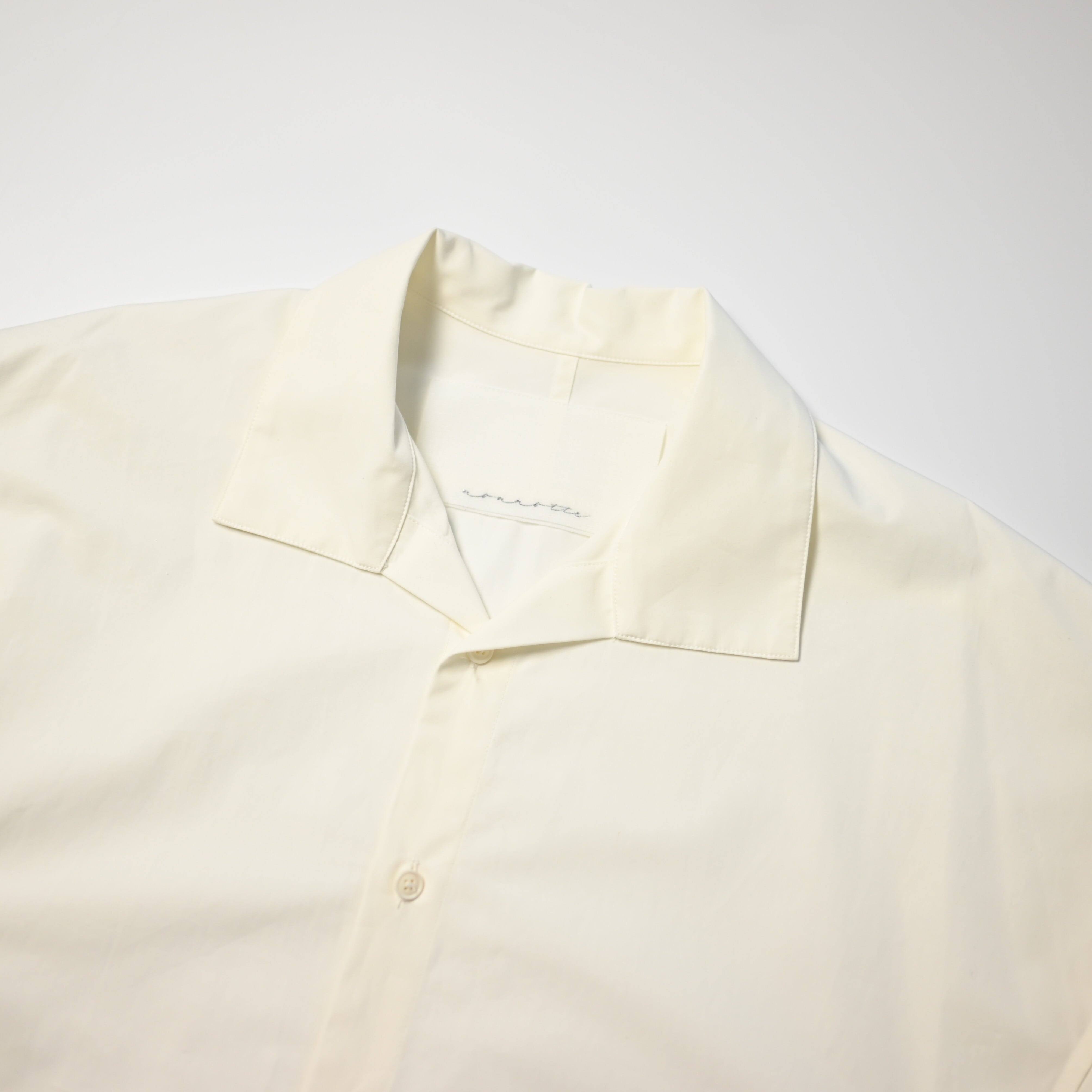 Nonnotte / Draping Open Collar Shirt Type A | GANKO