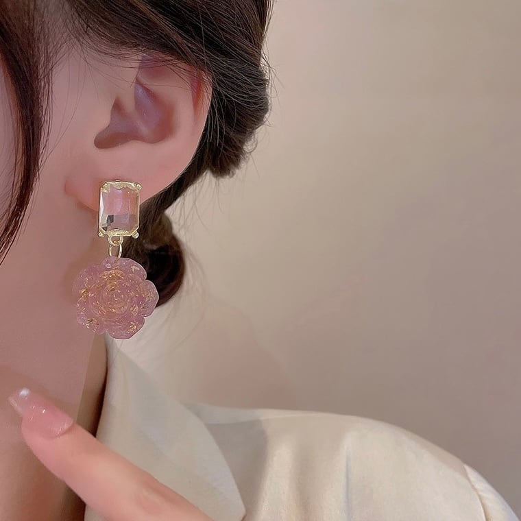 Rose gold jewelry pierce【a-84】