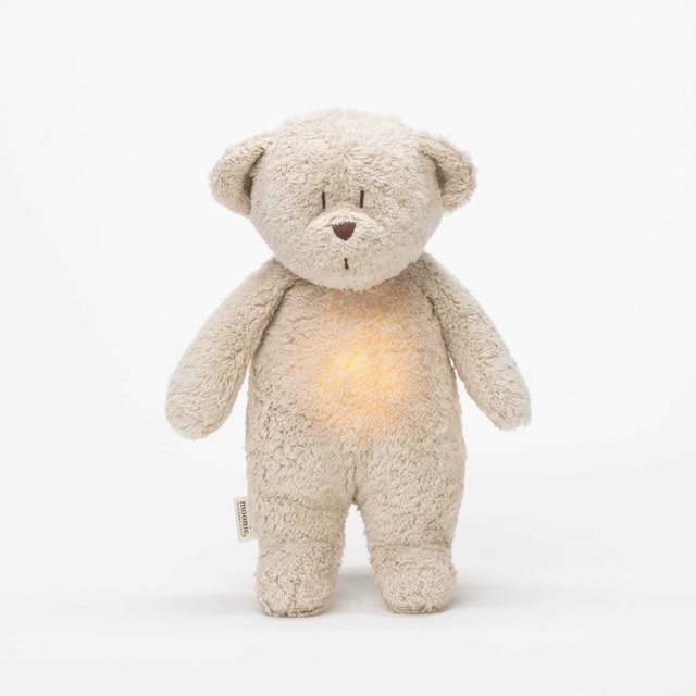 Organic Humming Bear With A Lamp [ Sand natur ] / moonie [ファーストトイ 出産準備 出産祝い]