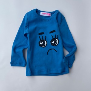[受注生産] FACE SLIM T - Blue