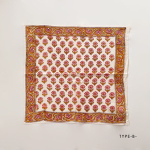 【NEW】Block print handkerchief