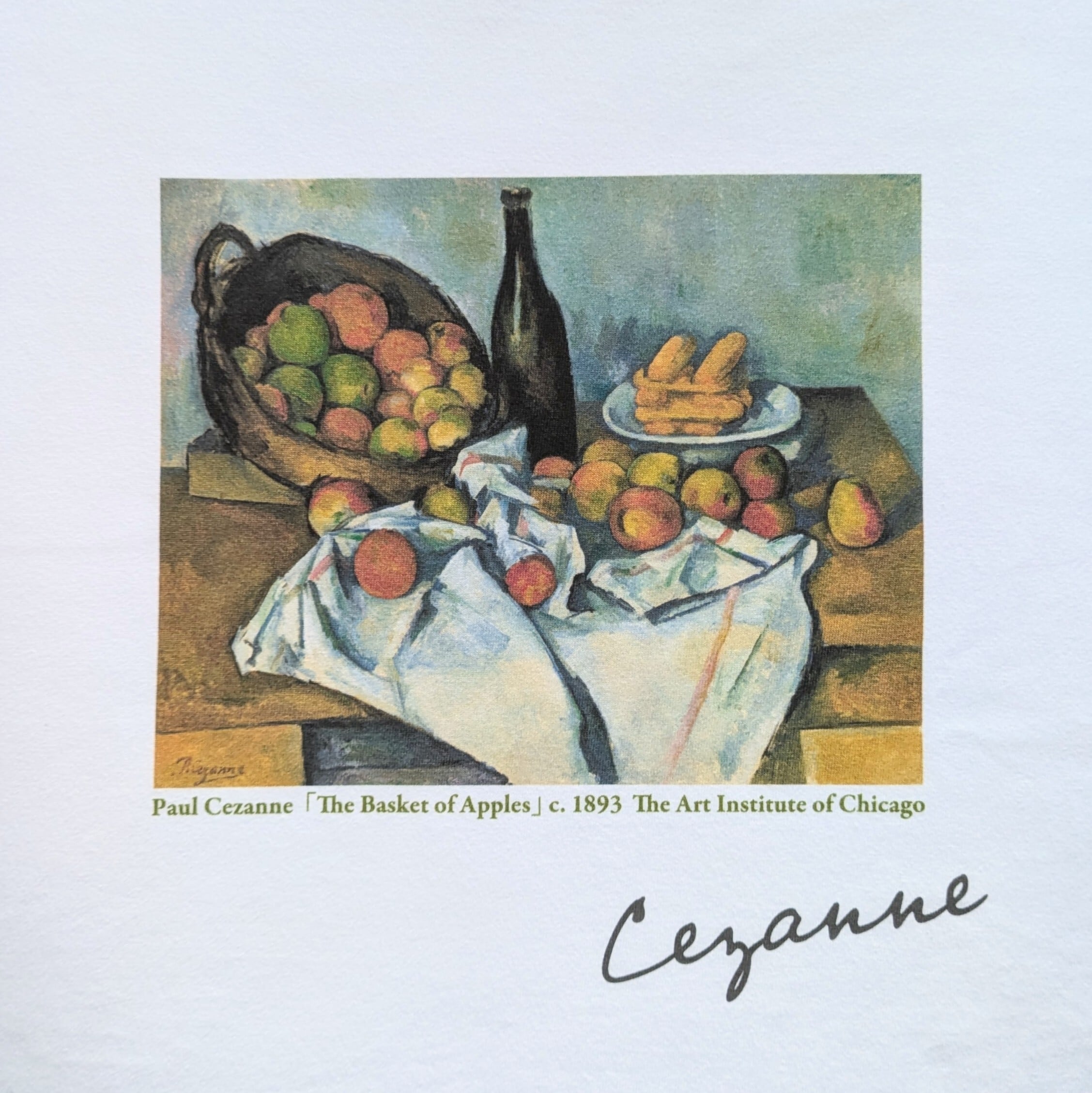 セザンヌ アートTシャツ りんごの籠＜東京都美術館ミュージアム