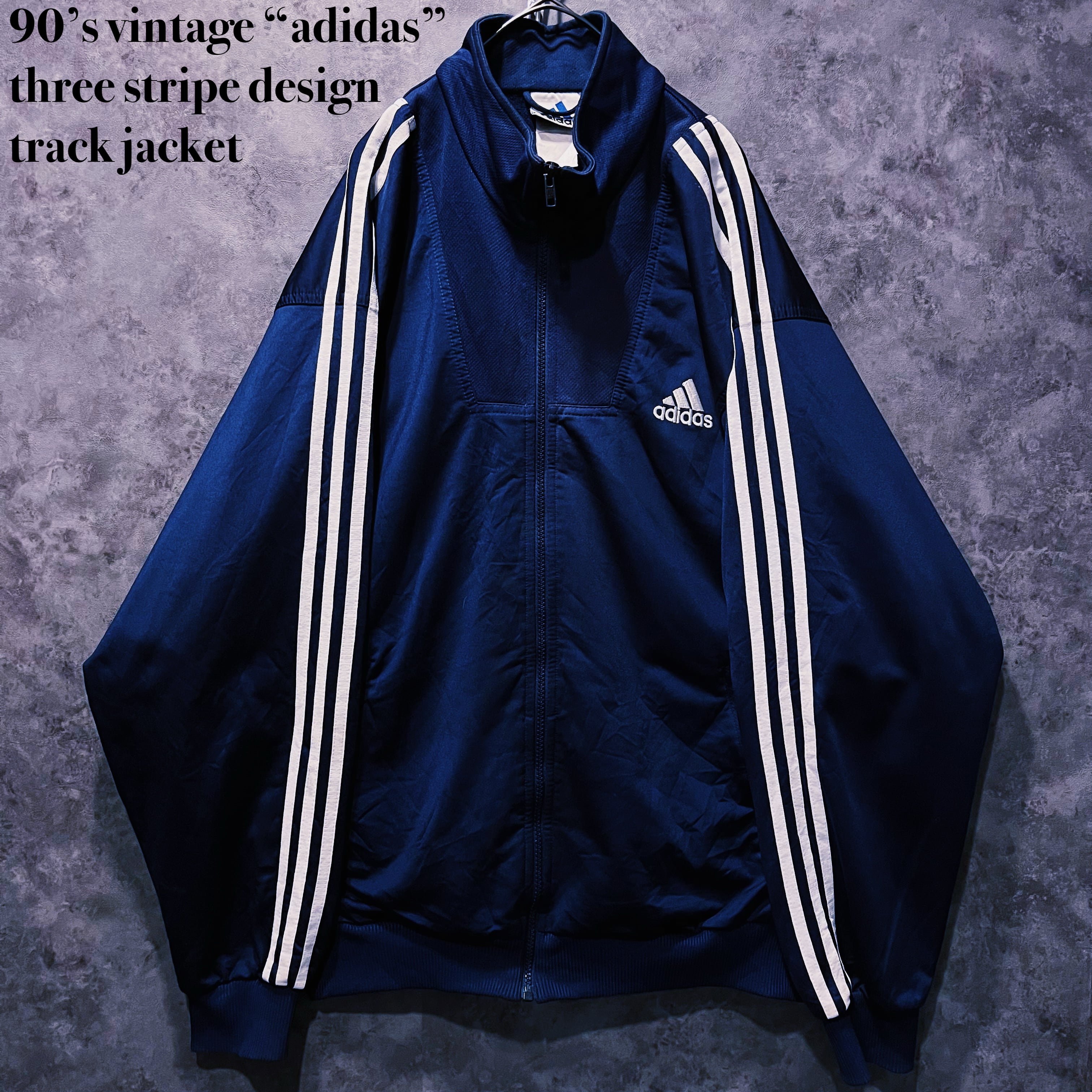 doppio】90's vintage “adidas” three stripe design track jacket | ayne